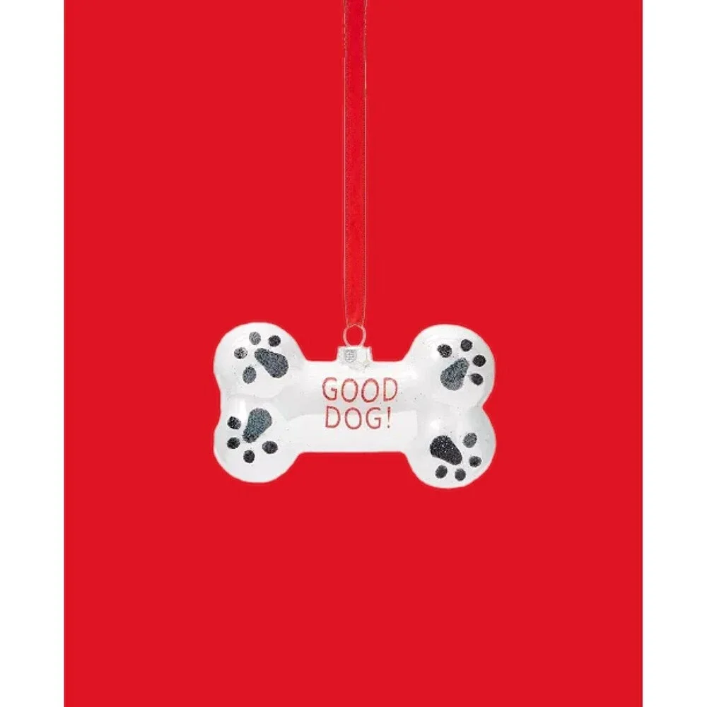 HOLIDAY LANE Pets Good Dog Bone Ornament